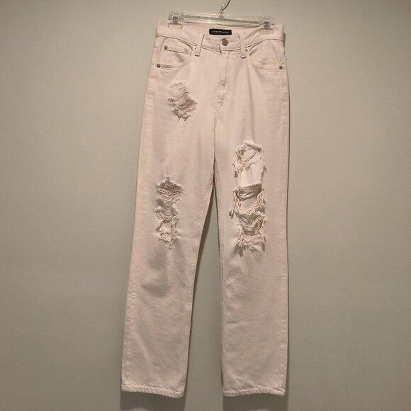Aeropostale Pants - Aeropostale Light pink 90s baggy jeans Size 2R